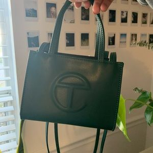 Small Telfar dark olive shopping bag!
